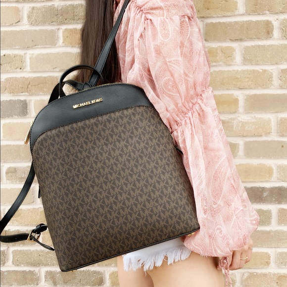 Michael Kors Handbags - Michael Kor Backpack Brown mk